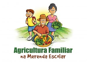 ilustração de agricultura familiar