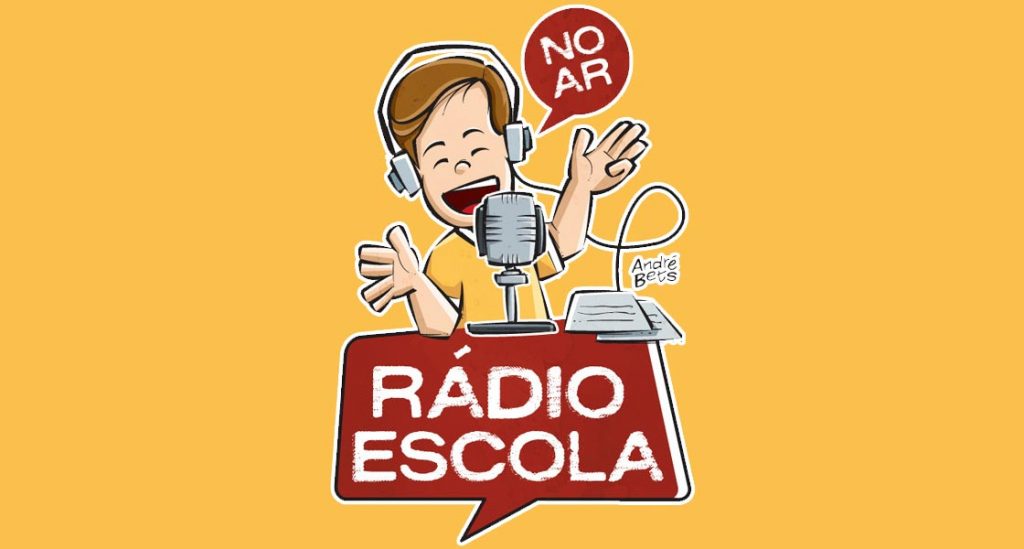 Rádio Escola – Marca Ilustrada - André Bets